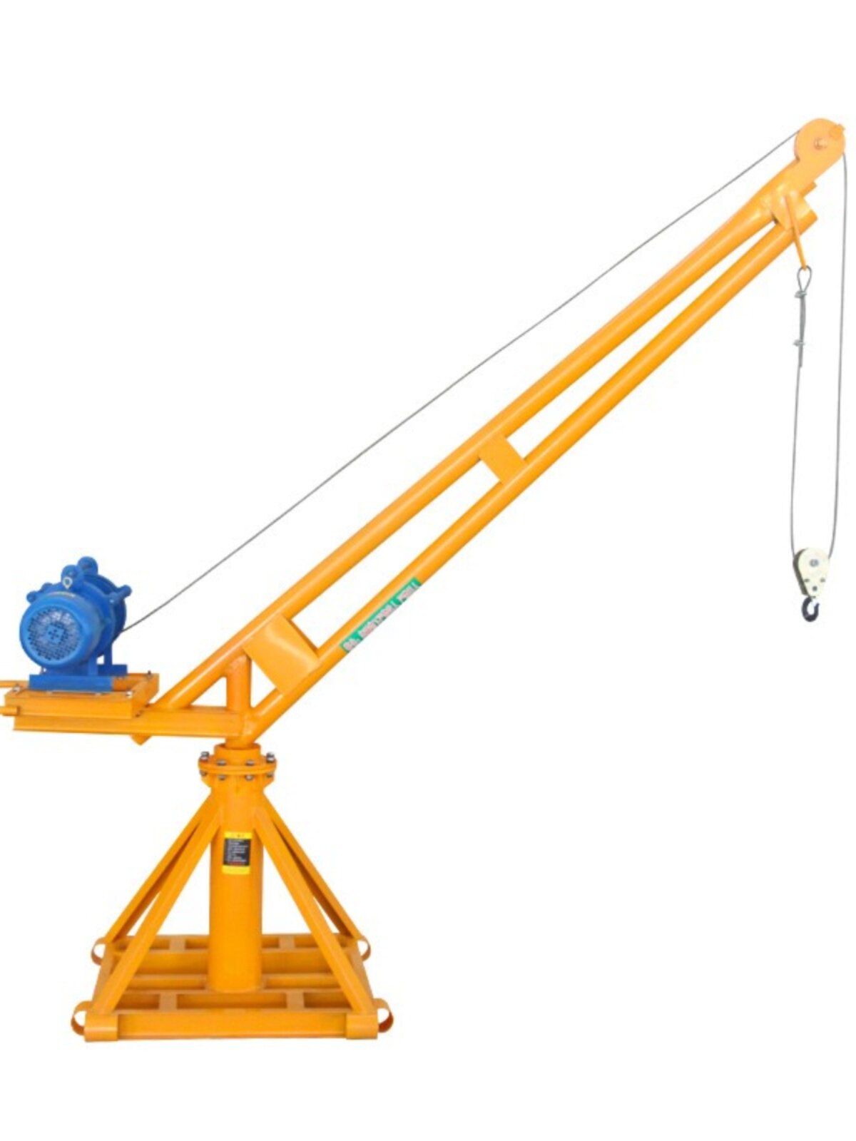 定制吊机小型家用升降机室外装修吊砖上料220v提升机1吨电动起重