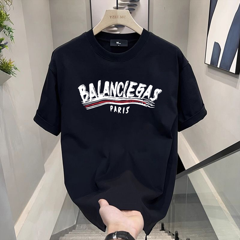 「一折专区丨奥莱清仓丨260g双纱精梳纯棉短袖T恤男美式 防晒服