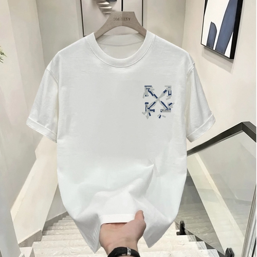 「一折专区丨奥莱清仓丨260g双纱精梳纯棉短袖T恤男美式 防晒服