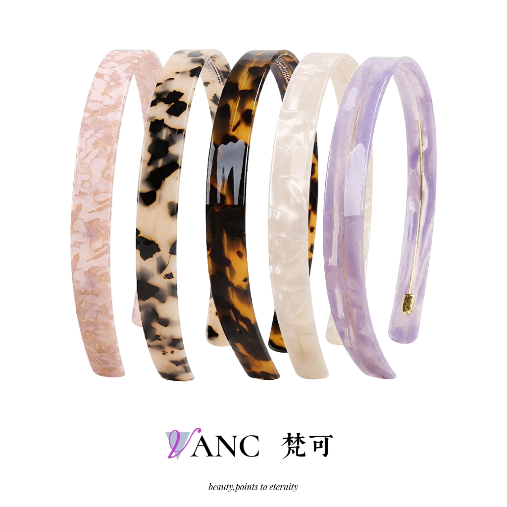 法式醋酸发箍头箍带齿防滑