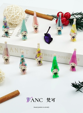 梵可Vanc醋酸可爱kitty猫 甜美侧边刘海夹高质百搭前额碎发夹边夹