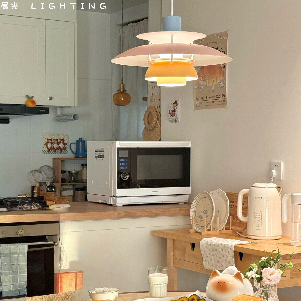 原版复刻ph5吊灯飞碟餐厅灯