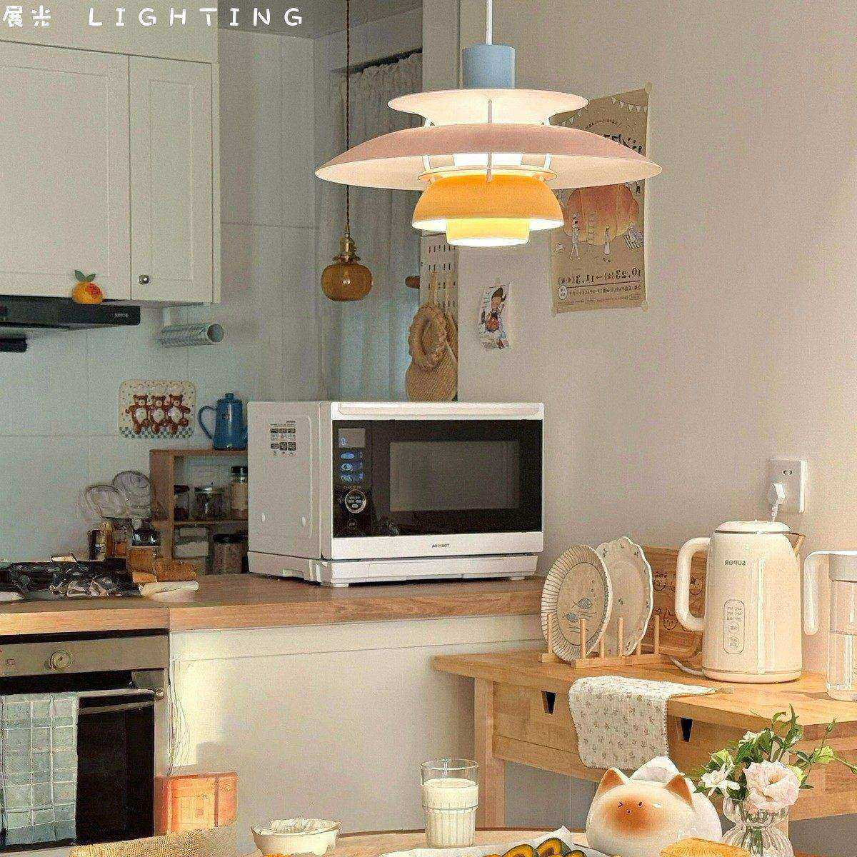 原版复刻ph5吊灯飞碟餐厅灯丹麦设计师简约奶油中古风餐桌吧台灯,家装灯饰光源,餐厅吊灯,淘宝优惠券,粉丝福利购,淘宝优惠卷