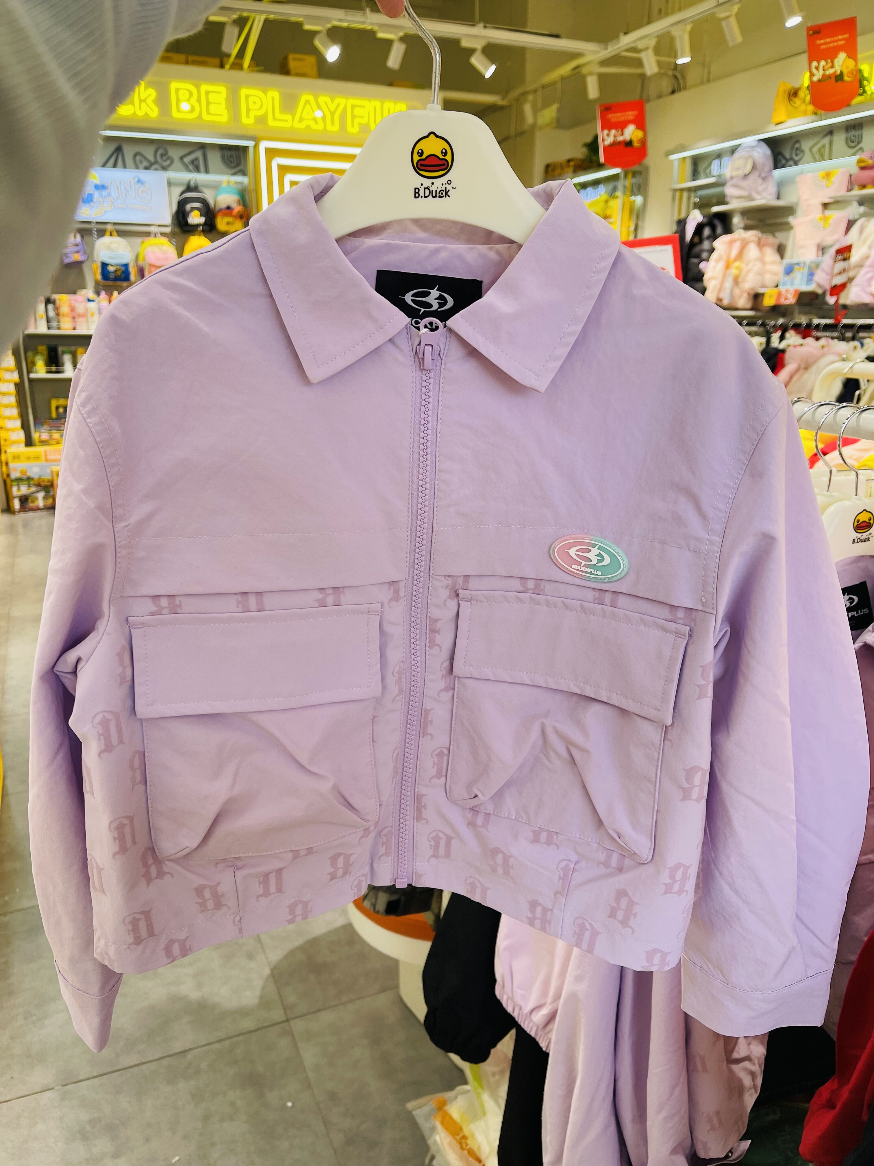 2025新款小黄鸭儿童外套女童女大童春秋款宝宝上衣