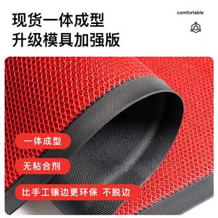 别墅大门口地垫家用入户门垫弹力防滑垫室外进门红色地毯耐脏脚垫
