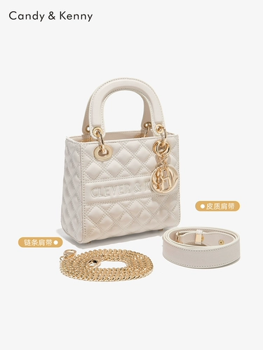 Официальный сайт Candy&Keny, женская сумка принцессы Дианы, новинка 2025 года, ручная сумка через плечо с бриллиантами, праздничный подарок на день рождения