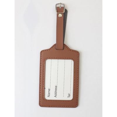 PU Leather Suitcase Luggage Tag Label Bag Pendant Handbag Po