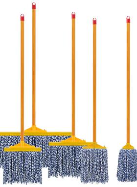 Thickened cotton thread head mop old style wringing 平板拖把