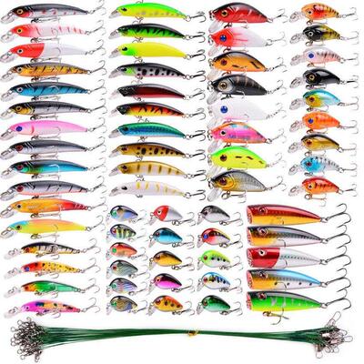 Aorace Fishing Lure Set Fishing Hard Bait Mini Minnow Floati