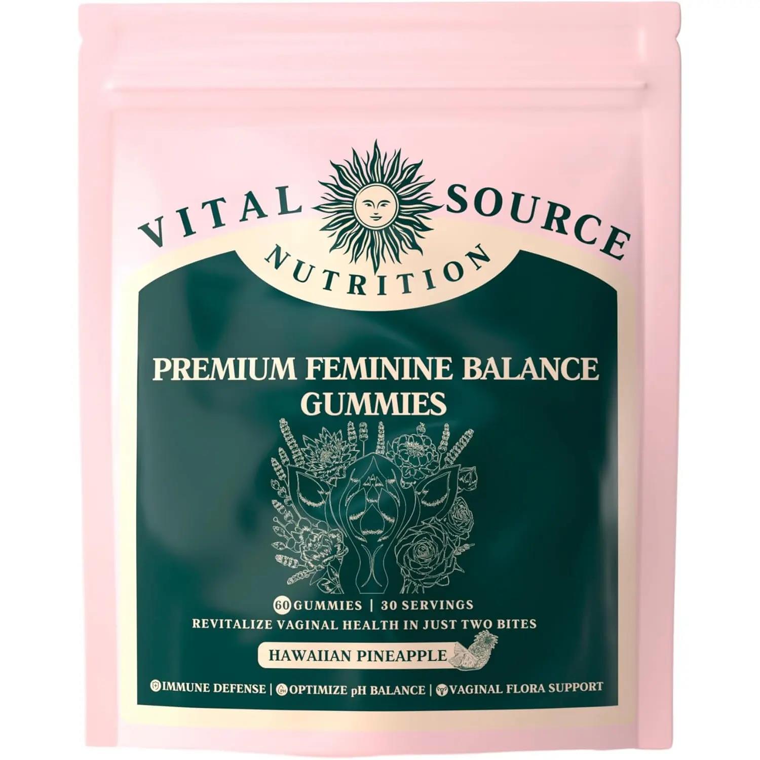 热销 Feminine Balance Gummies 女性平衡软糖