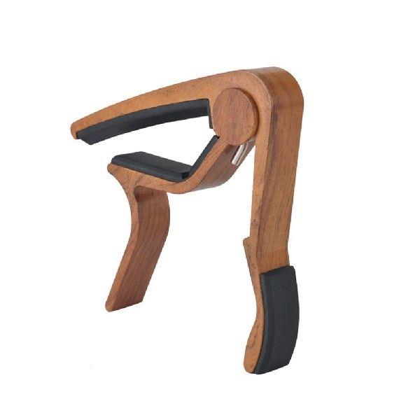 Easy to Use Guitar Capo Acoustic Wood Grain Stable