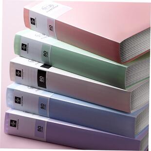 clear book 40 pockets a4 document folder binder file文件夹