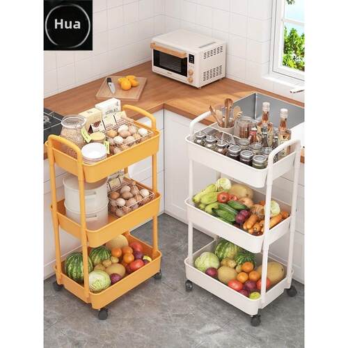 Trolley, kitchen rack,vegetable basket, toilet storage rack