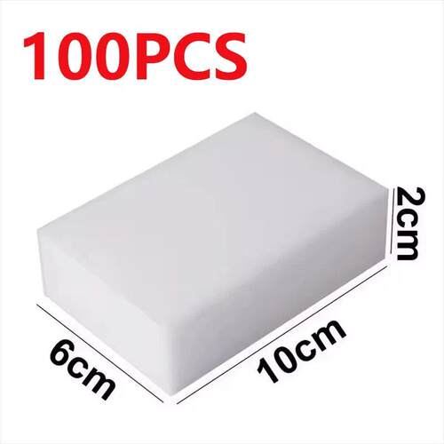 50/100Pcs Magic Sponge Cleaner Melamine Foam Scrubber for Ki