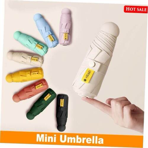 Mini Pocket Umbrella Women UV Small Umbrellas 260g Rain Wome