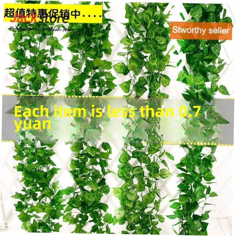artificial ivy leaf garland plants vine fake foliage flowers
