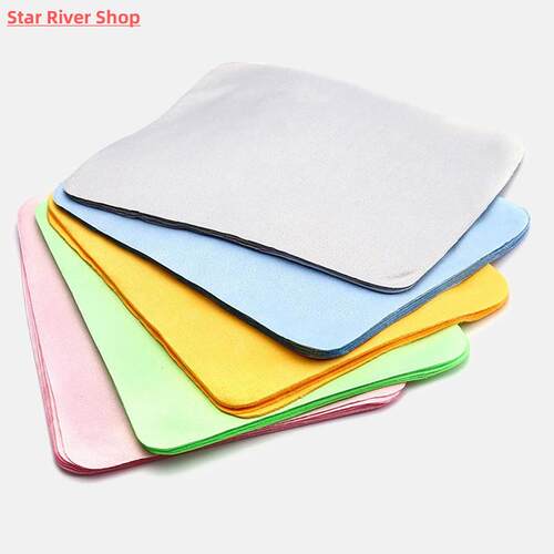 5 pcs/lots High Quality Microfiber Glasses Cleaning Cloth Fo