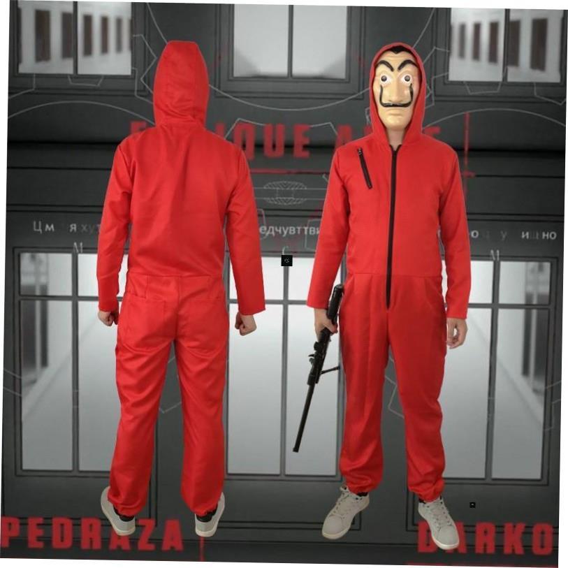 House of Paper Dali Cosplay Halloween Money Heist Costume