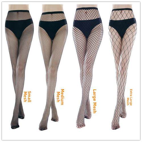 Nude Black Women Fishnet Net Stocking Hoise Pantyhose Tights