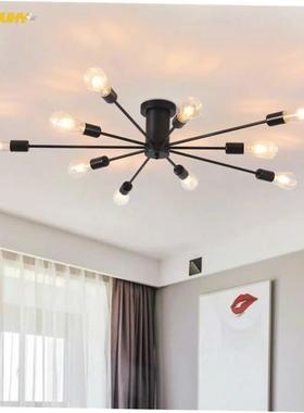 Semi Flush Mount Ceiling Lights Black Sputnik Ceiling Light
