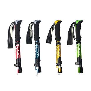 5 Section Outdoor Fold Trekking Pole Camping Portable Walkin