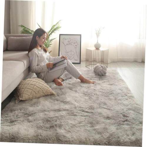 Living Room Bedroom Rug Soft Plush Carpet non-slip Floor Mat