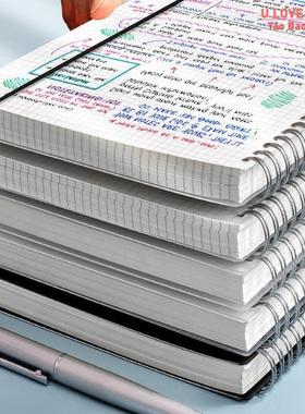 160 Pages Thickened Simple Notebook A5 Horizontal Grid Book