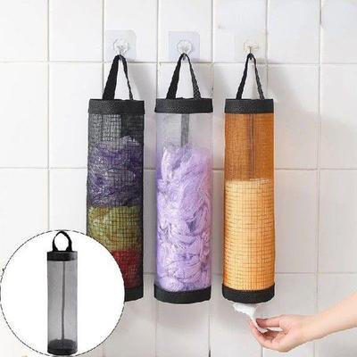 Grocery Bag Holder Hanging Trash Garbage Bag Organizer