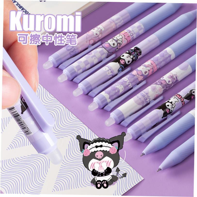 kuromi cinnamoroll sanrio erasable gel pen press cute 可擦笔
