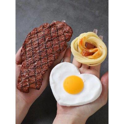 Simulation Steak Pvc Fake Food Model Set Barbecue Western