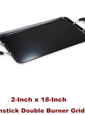 Nonstick Double Burner Griddle Pots and Pans Cooking