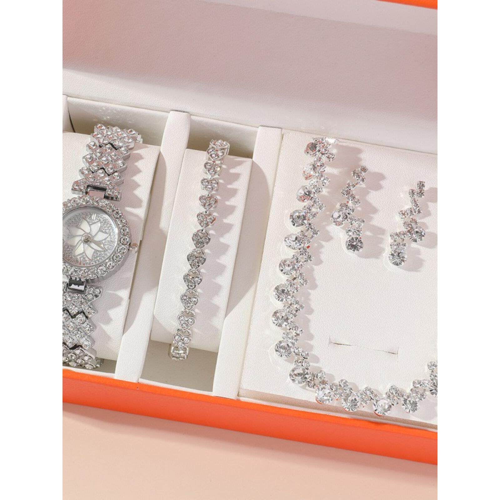 Fashion diamond women's watch bracelet necklace 手表手炼