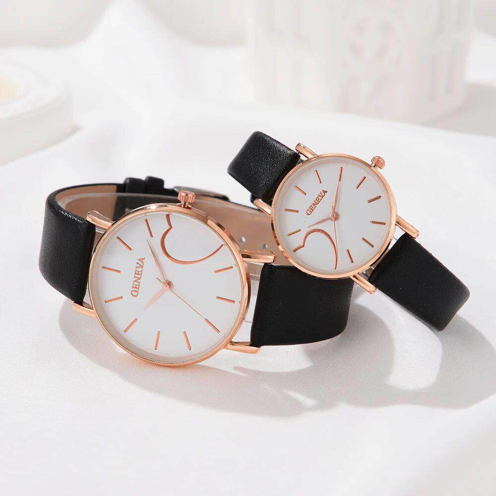 Couple Watch 2Pcs Luxury Women Bracelet Wristwatches Fashi