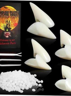 1 Pair Halloween Vampire Teeth Fangs Dentures Prop Party Cos