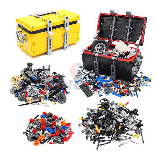 MOC High-Tech Small Transport Case Bricks Liftarm Gear Pin