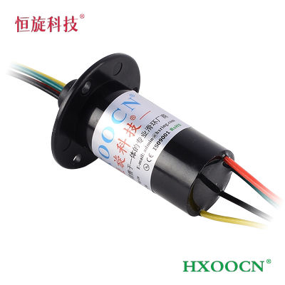 微型帽式导电环360度旋转连接器