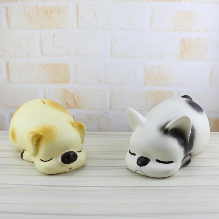 Cute pig sleepy brother money jar creative home craft decora 家居饰品 装饰摆件 原图主图