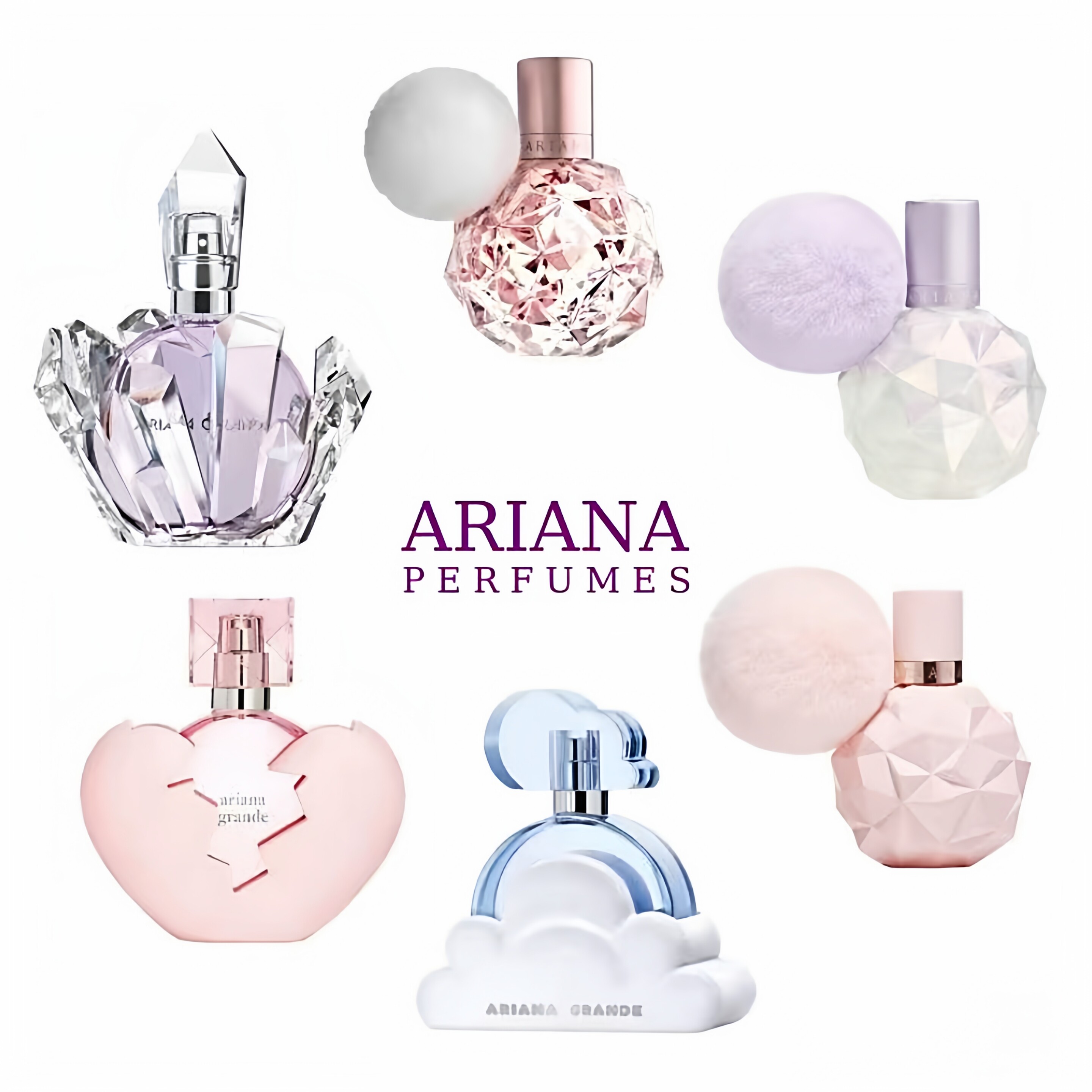 爱莉安娜格兰德Ariana Grande香水Thank U Next格琳达粉泡泡小样