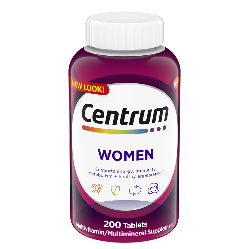 Centrum善存男女士复合营养VC维生素200粒成年维生素B临期特惠