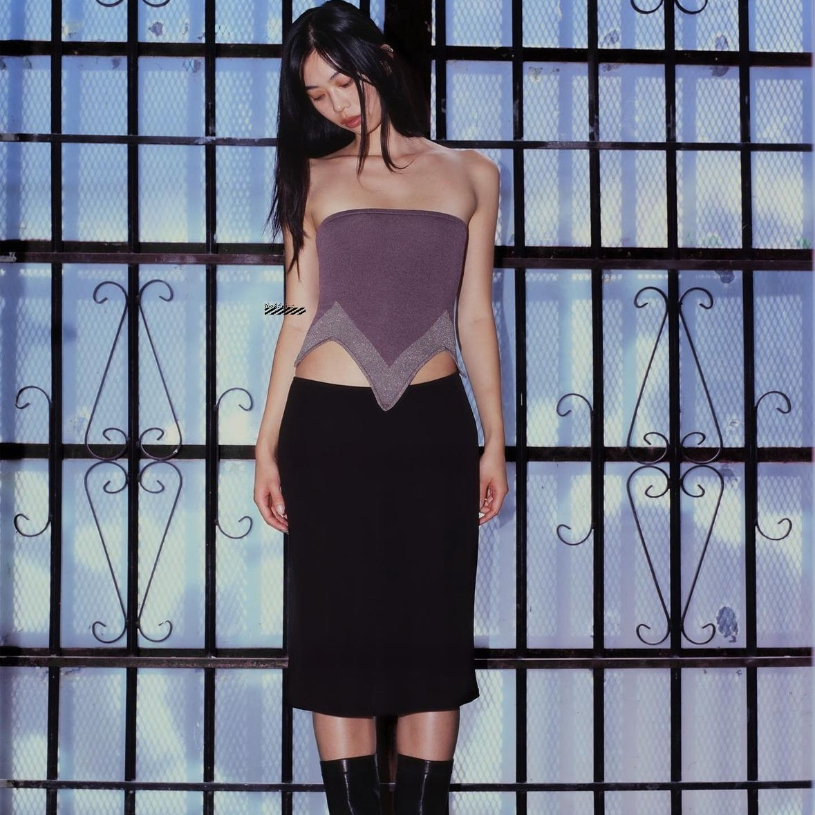 美金短裙黑色百搭经典迷你修身