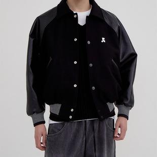 国现速发 Rest and recreation宽松拼色棒球服夹克外套金艺琳同款
