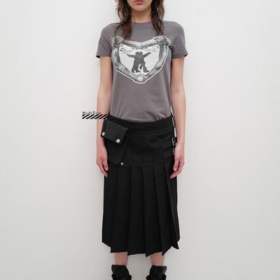 一片式屁帘工装学院风大口袋