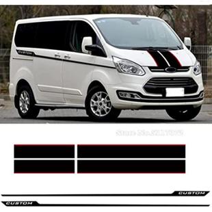 适用于福特Ford Transit车身腰线引擎盖贴车尾贴纸A949 Tourneo
