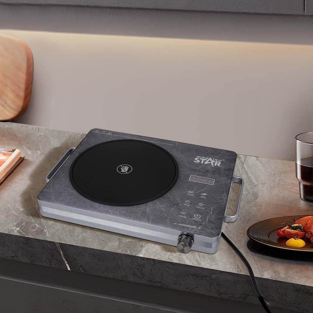 Winning Star家用智能触摸2000W大功率耐高温抛光黑晶面板电陶炉,厨房/烹饪用具,冰箱除冰铲,淘宝优惠券,粉丝福利购,淘宝优惠卷