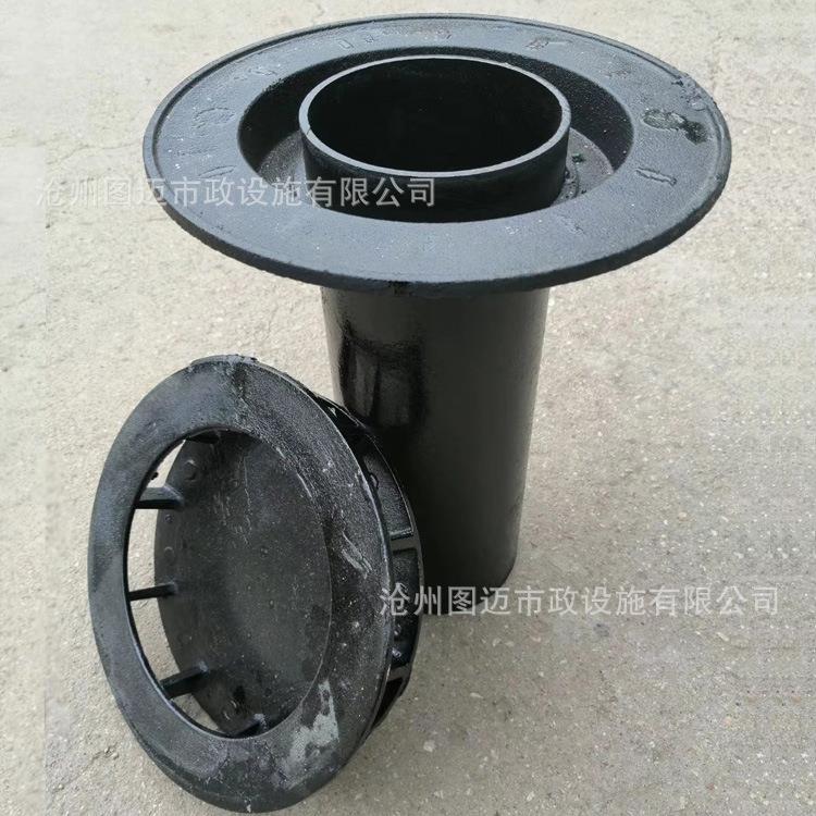 直式87型铸铁雨水斗 DN100 150天沟下水斗 87型雨水斗2件套