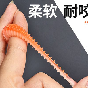 新款螺纹T尾路亚软饵倒钓根钓假饵钓鲈鱼鳜鱼翘嘴半浮水缓沉螺旋