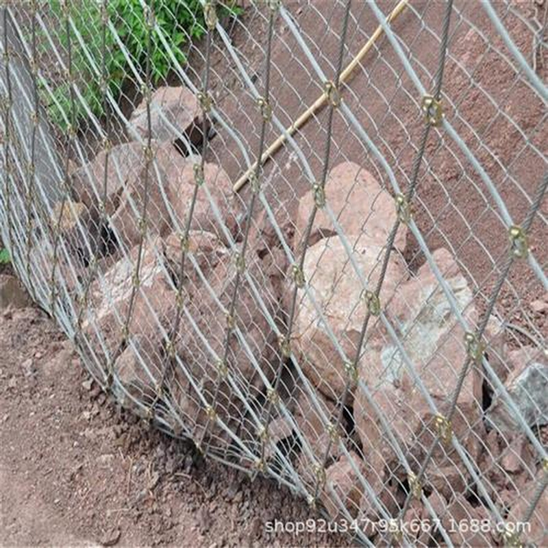 极速2023丝制钢定边网被动边坡防护G网主动边坡防护网绳W坡网钢丝