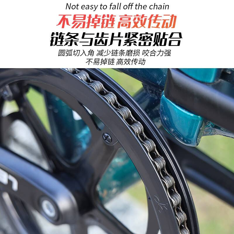 好货乐百客 折叠自行车牙盘52齿48方孔曲柄脚踏大齿盘适用代驾电