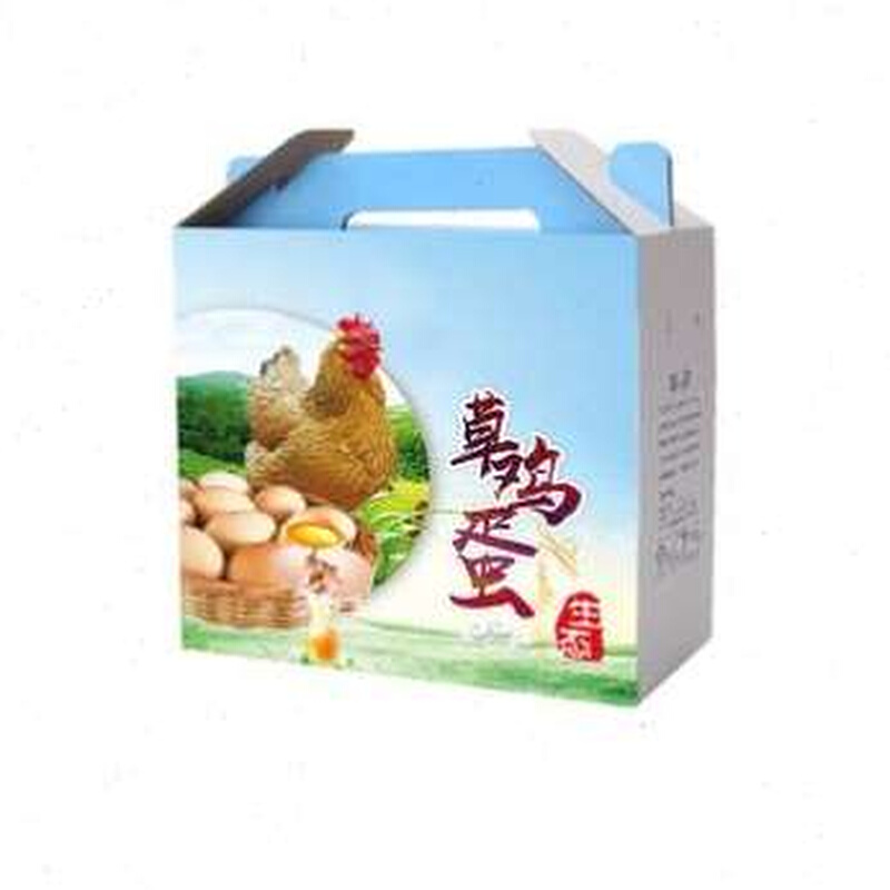土鸡蛋包装盒手提礼盒草柴鸡蛋30枚40枚50枚60枚盒子包装箱加蛋托