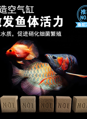 鱼缸过滤材料五色石英小方砖滤材水族箱底滤硝化细菌屋培菌净水